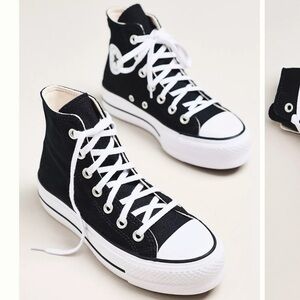 Platform converse sneaker
